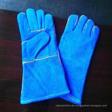 China-Fabrik-industrielle Leder-Arbeitshandschuhe Schweißen-Sicherheits-Handschuhe